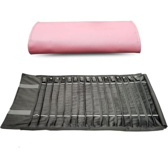 Portable Jewelry Travel Roll Necklace Bracelet Organizer Storage Holder Case - Picture 7 of 7